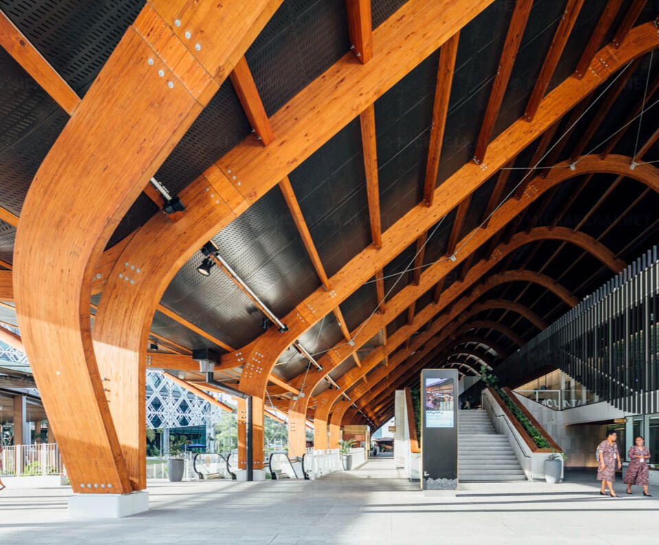 Convention Centre in Port Moresby with Grimshaw