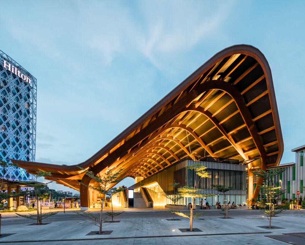 Convention Centre in Port Moresby with Grimshaw