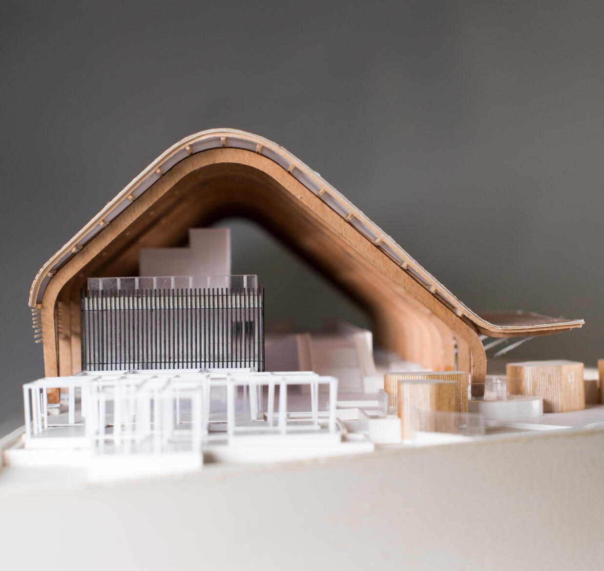 Convention Centre in Port Moresby model - with Grimshaw
